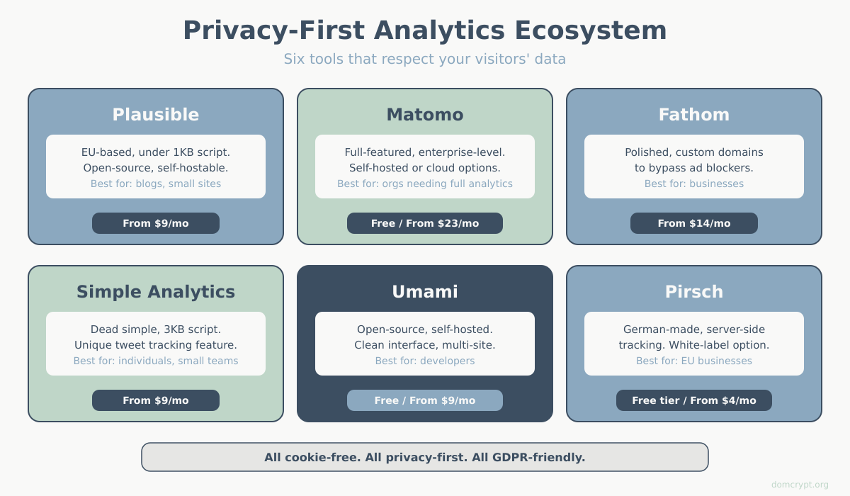 Privacy-first analytics ecosystem overview