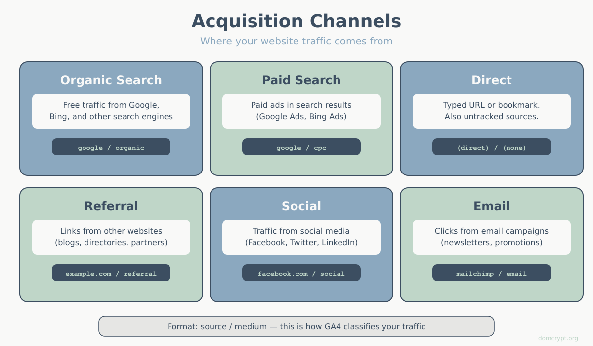 Marketing and traffic analytics data